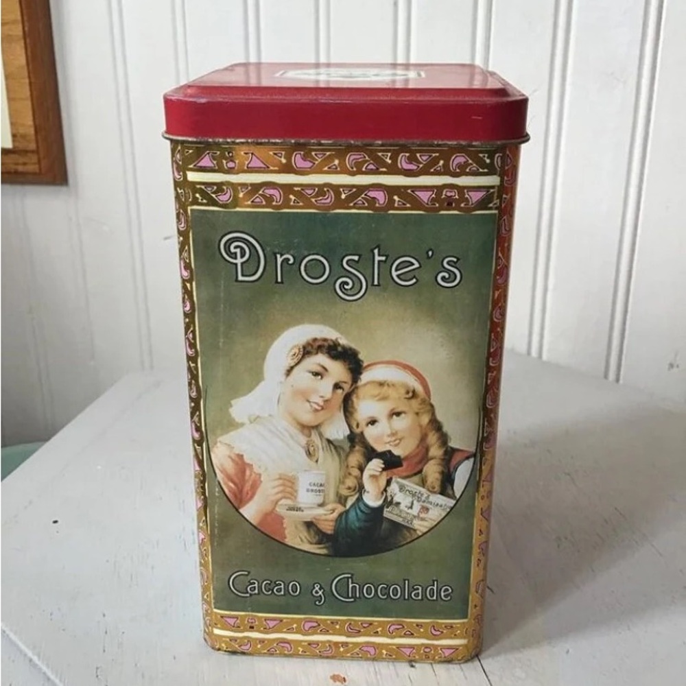 1970 Drostes caoco and chocolate tin